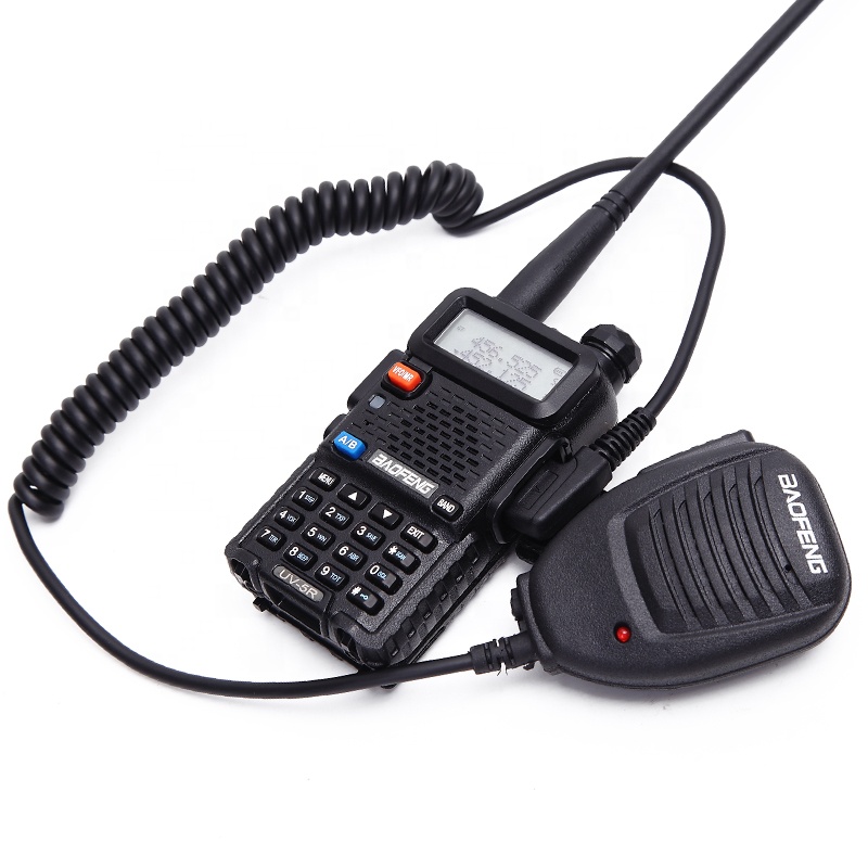 Baofeng заводской ручной для иди и болтай walkie talkie “иди и микрофоном для UV-5R UV-82 888S динамик плечевой микрофон