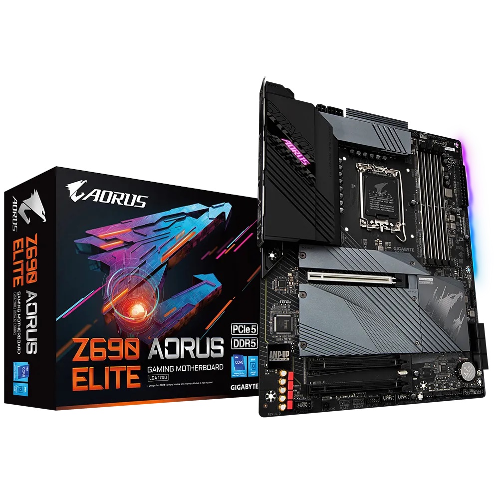 Абсолютно новый GIGABYTE Z690 AORUS ELITE D5 Z690 DDR5 LGA1200 разъем для игрового настольного компьютера с поддержкой материнской платы 12th CPU z690