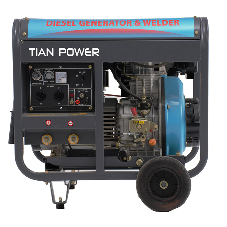 Портативный дизельный сварочный генератор TIAN POWER OEM 5 кВт