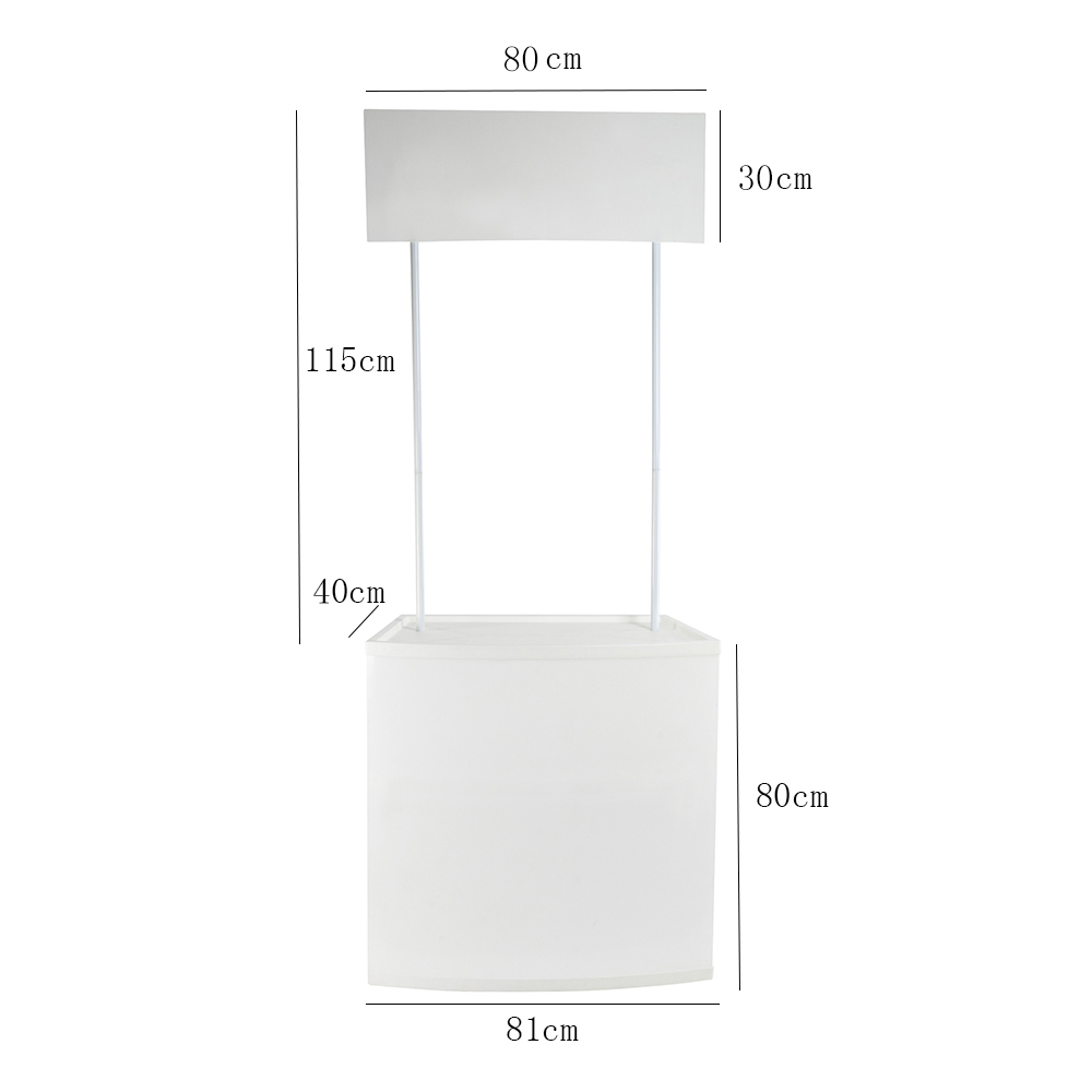 Outdoor Plastic Tasting Table Lightweight Advertising Promotion Stand