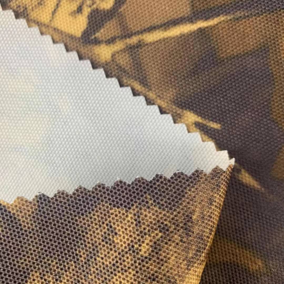 Горячая Распродажа, заводская цена, ткань Оксфорд 210GSM 600d с камуфляжным принтом PU600, ткань Оксфорд