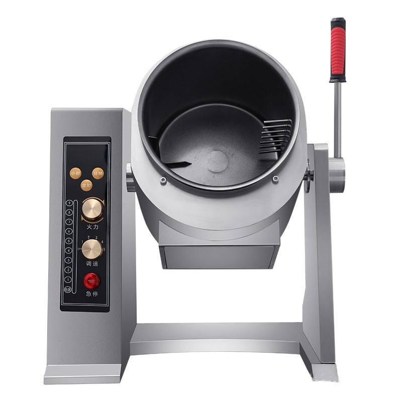 One person can operate 5 automatic drum cooking machines
