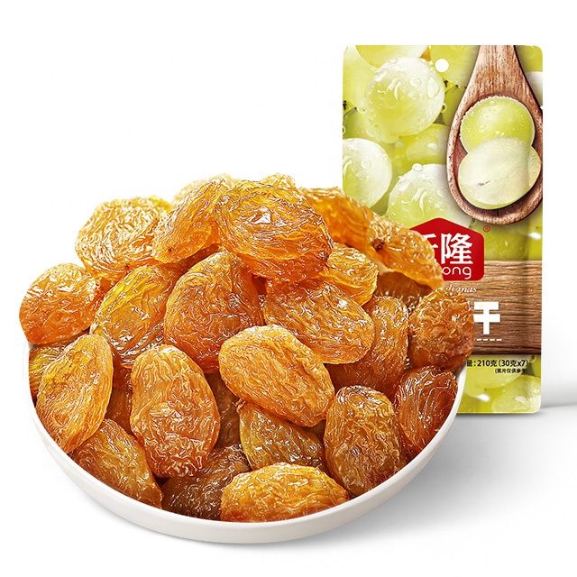 High Quality nuts snacks food raisins golden from China