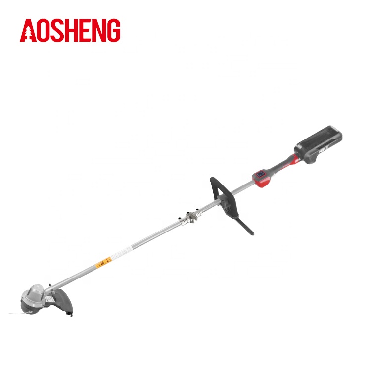Foldable 14 inch 40V professional cordless grass line trimmer, lithium brushcutter with 2.5 AH battery standard charger