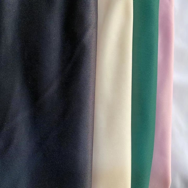 100% recycled polyester tricot brush fabrics for sportswear