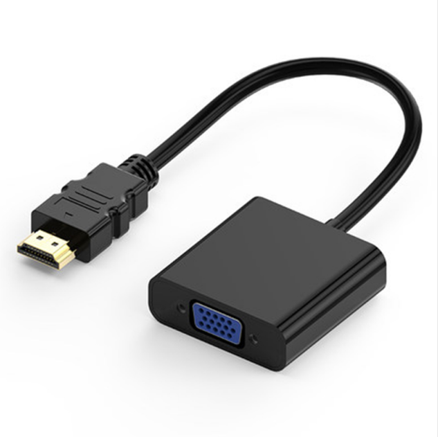 Оптовая продажа, позолоченный преобразователь HDTV в VGA, адаптер для настольного ноутбука, проектора, монитора, 1080P HD MI