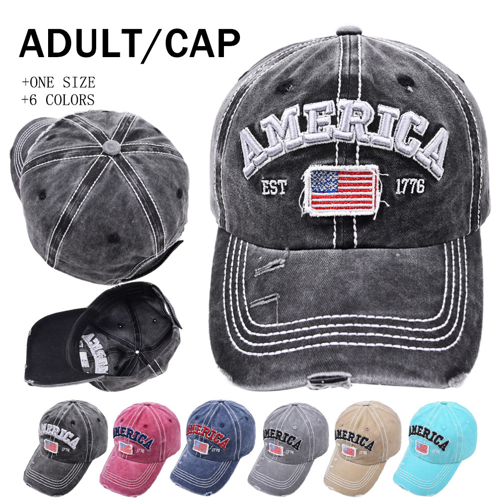 New arrival AMERICA Embroidered baseball cap USA Flag spring summer fashion Sunproof cowboy trucker hat
