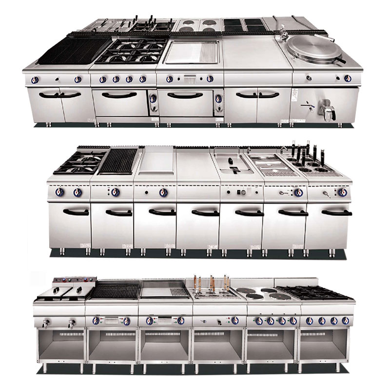Industrial Stainless Steel Gas hotel kitchen equipment /restaurant equipment kitchen