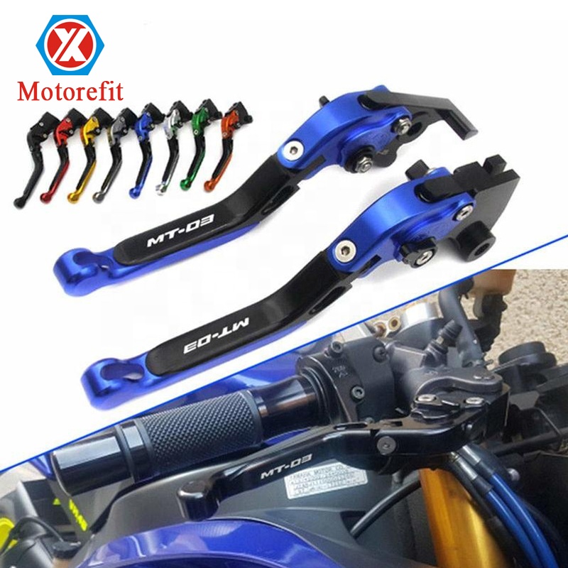 RTS для YAMAHA MT-03 MT03 MT 03 2015-2018 аксессуары для мотоциклов CNC Складные Выдвижные рычаги тормозной муфты с логотипом MT03