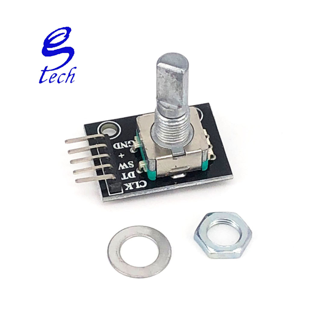360 Degrees Rotary Encoder Module Brick Sensor Switch Development Board KY-040 With Pins