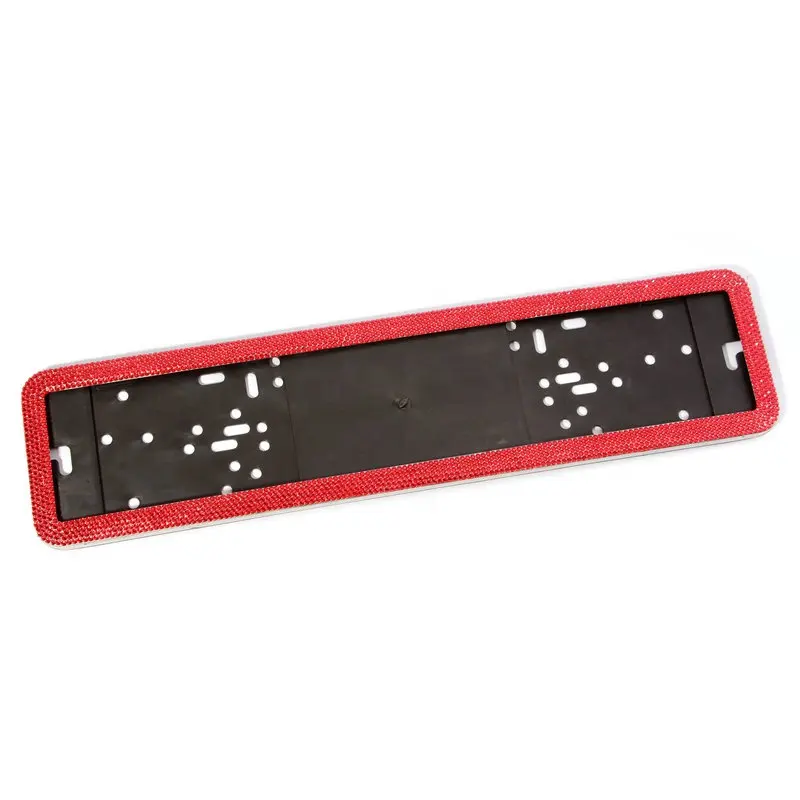 Good Quality And Popular European Car Number Plate Frame Diamond License Plate Frame