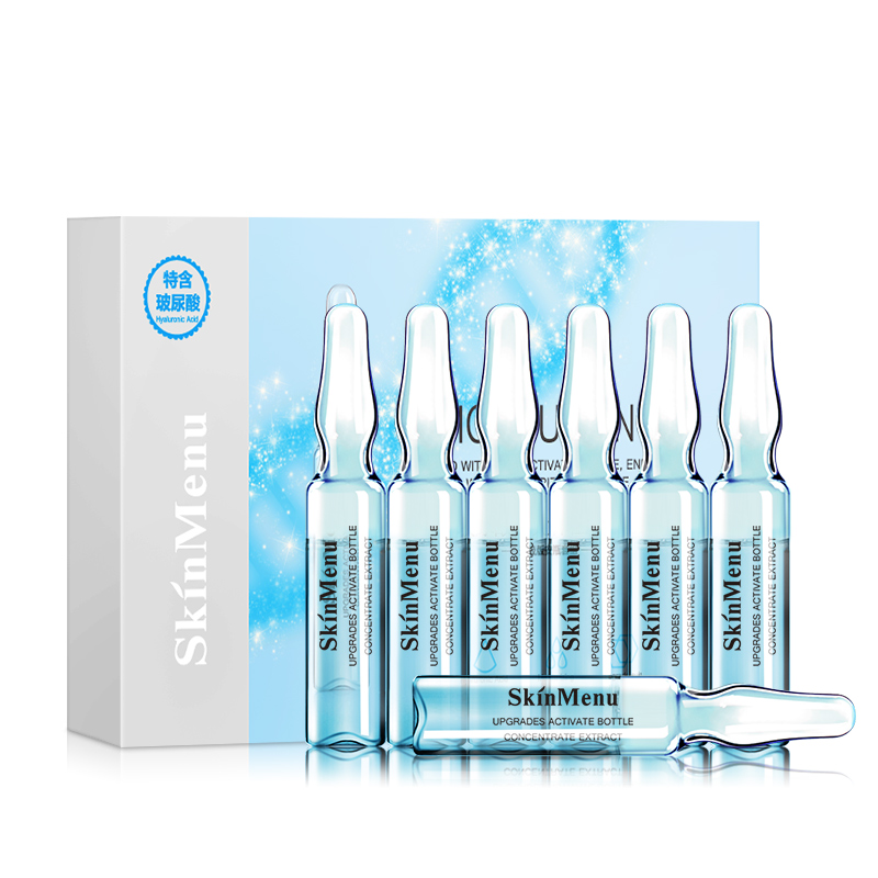 disposable sterile ampoules hyaluronic acid ampoules serum organic Vegan Moisturizing face serum