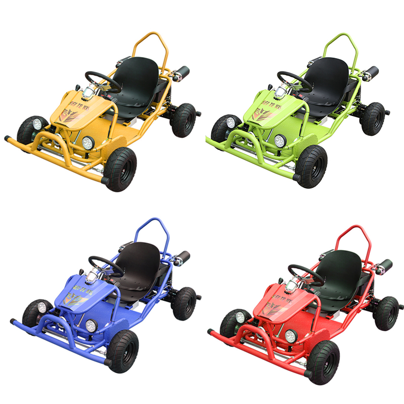 48V 500W бесщеточный Электрический одноместное кресло в форме яйца Go Kart, 3-скоростной установка Go Kart педаль & ноги Break & регулируемое сиденье спереди и сзади