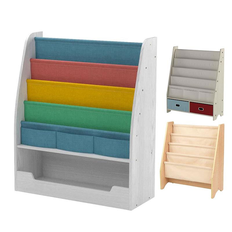 High quality kids mini bookshelf wooden book display rack book shelf Wood Storage Rack for Office Home School