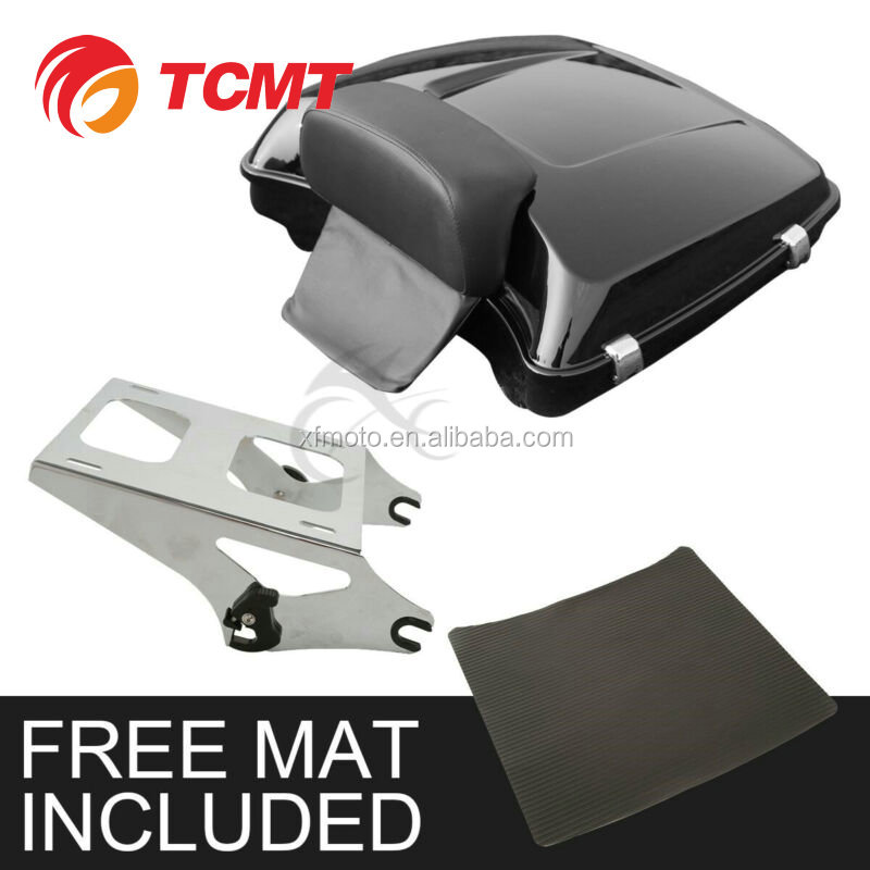 TCMT подходит для Tour Pak XF111547-04-1 + 234-E, бритва подходит для Tour Pak, спинка багажника + стойка для Harley Touring Road King Glide 2014-19