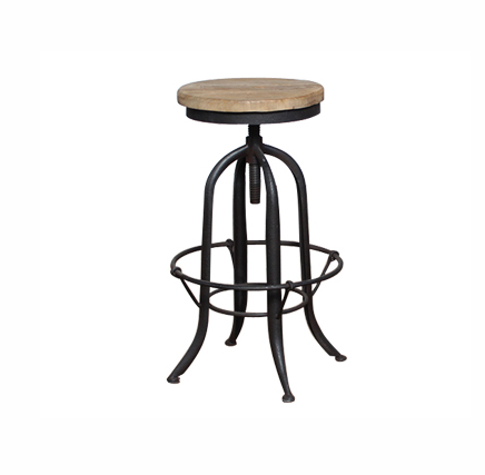 Event Metal bar kitchen industrial vintage swivel bar stool