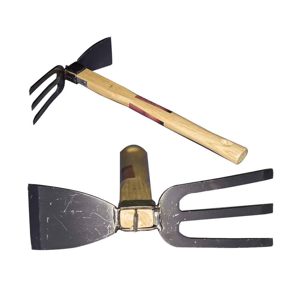 Factory Direct Sale Manual Wooden Hoe Carbon Steel Agricultural Sport Hand Garden Wide Head Work Dualpurpose Household Hoe