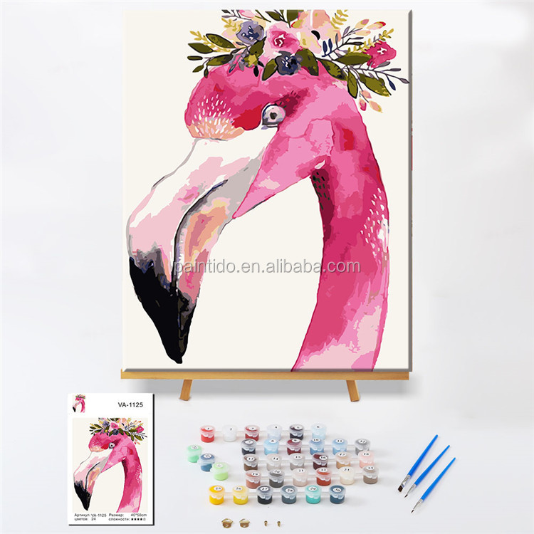 Paintido Diy Раскраска по номерам для взрослых детей начинающих Искусство ремесло Холст Картина маслом Набор для украшения стен дома