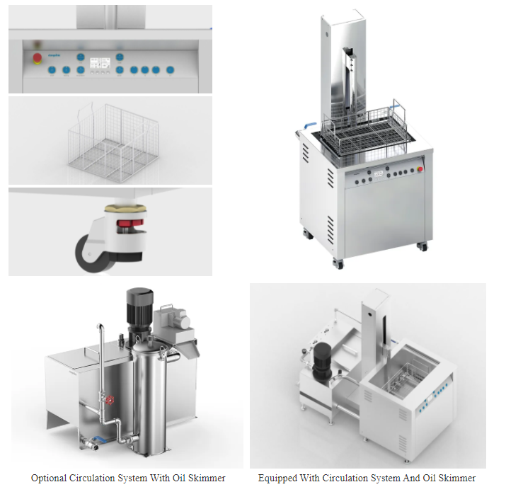 Metal Part In Electronic Product Cleaning Solution Equipment Automatic Ultrasonic Cleaner Machine
