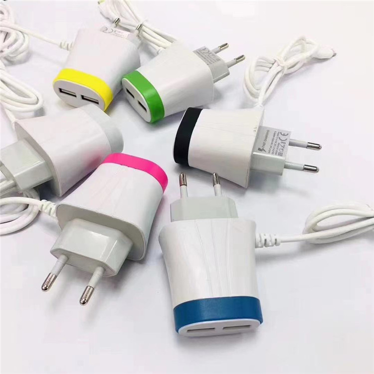Универсальный адаптер для путешествий настольная лампа iphone micro USB умный мобильный телефон usb настенное зарядное устройство с кабелем США ЕС