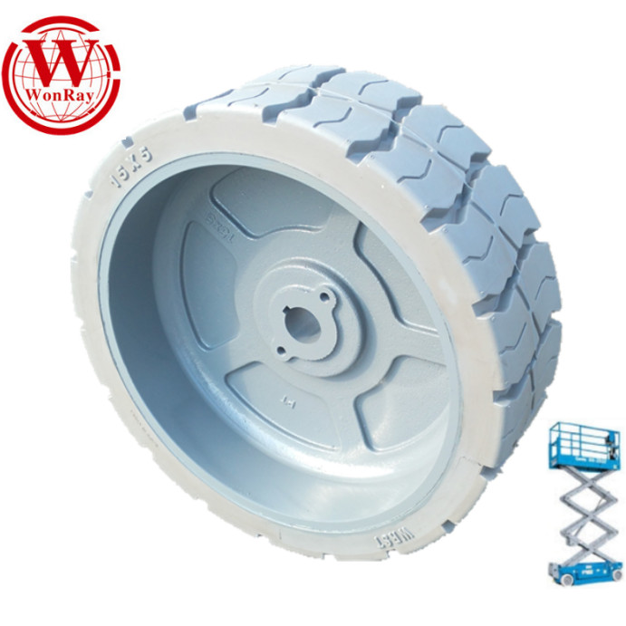 Новый дизайн Genie JLG SKYJACK Haulotte ножничный подъемник, сменные колесные шины 105454 15x5 для продажи