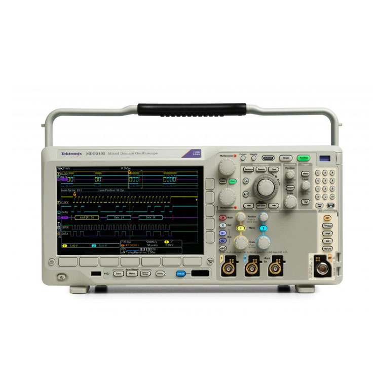 Tektronix MDO3022 осциллографы со смешанным доменом 100 мГц/1 Гц аналоговый канал 2/4 5 GS/s