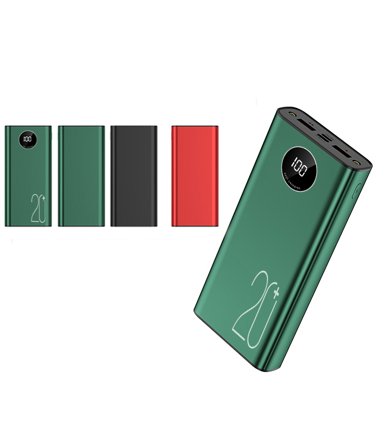 Oem Mobile Power Bank 20000Mah Powerbank Portable Charger External Battery 20000Mah Power Banks Gifts