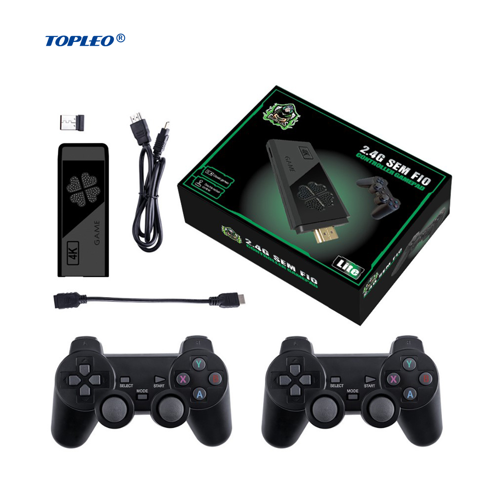 Topleo Классическая портативная игровая консоль в стиле ретро, HD 3500, 10000 игр, мини-Консоль 4k