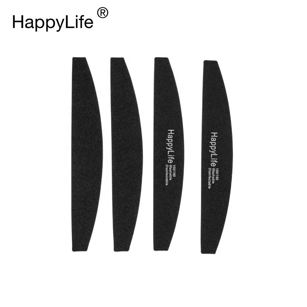 HappyLife OEM салонная наждачная бумага для ногтей высокого качества с зеброй зернистостью 100 180