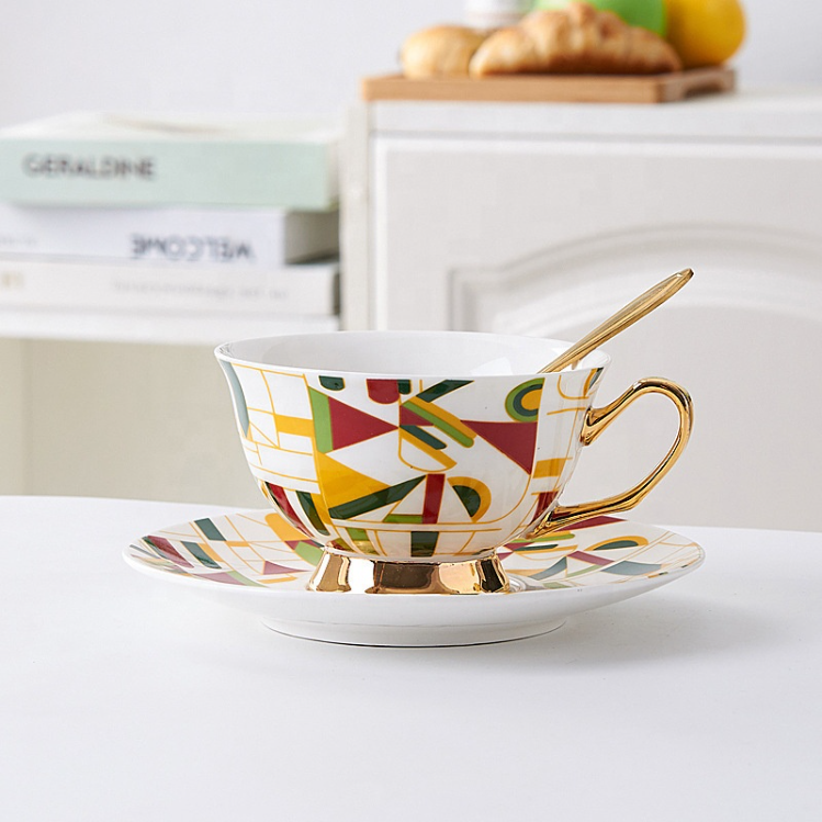 2020 New Ethiopian Porcelain Vintage Coffee Tea Cups And Saucers Sets