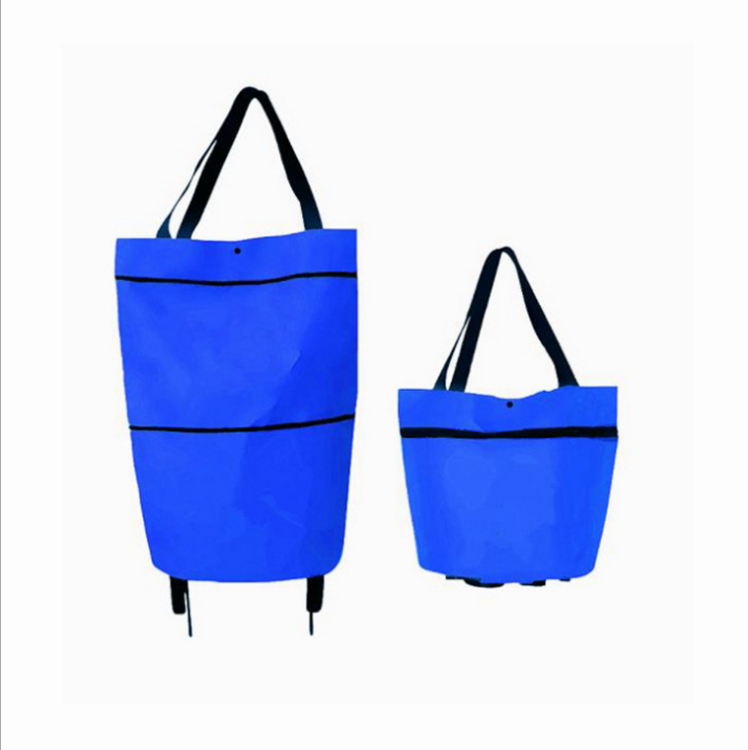 High quality portable trolley shopping bags foldable shopping bag market trolley on wheels