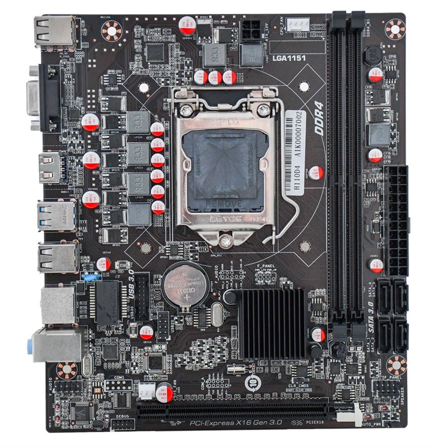 Высокое качество производитель H110 материнская плата LGA 1151 socket Intel I3 I5 I7 с DDR3 * 2 или DDR4 * 2 материнская плата