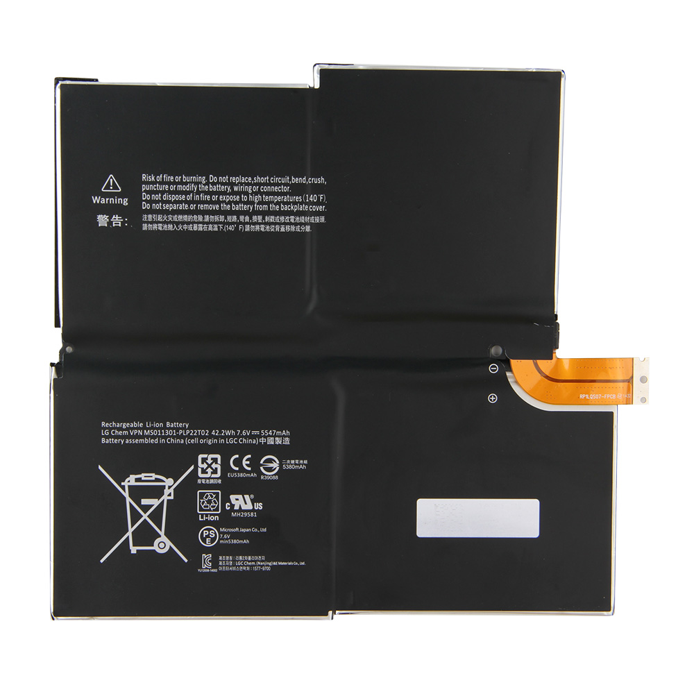 Оригинальный запасной аккумулятор G3HTA005H G3HTA009H MS011301 для Microsoft Surface Pro 3 Pro3 42,2wh 7,6 В 5547 мАч