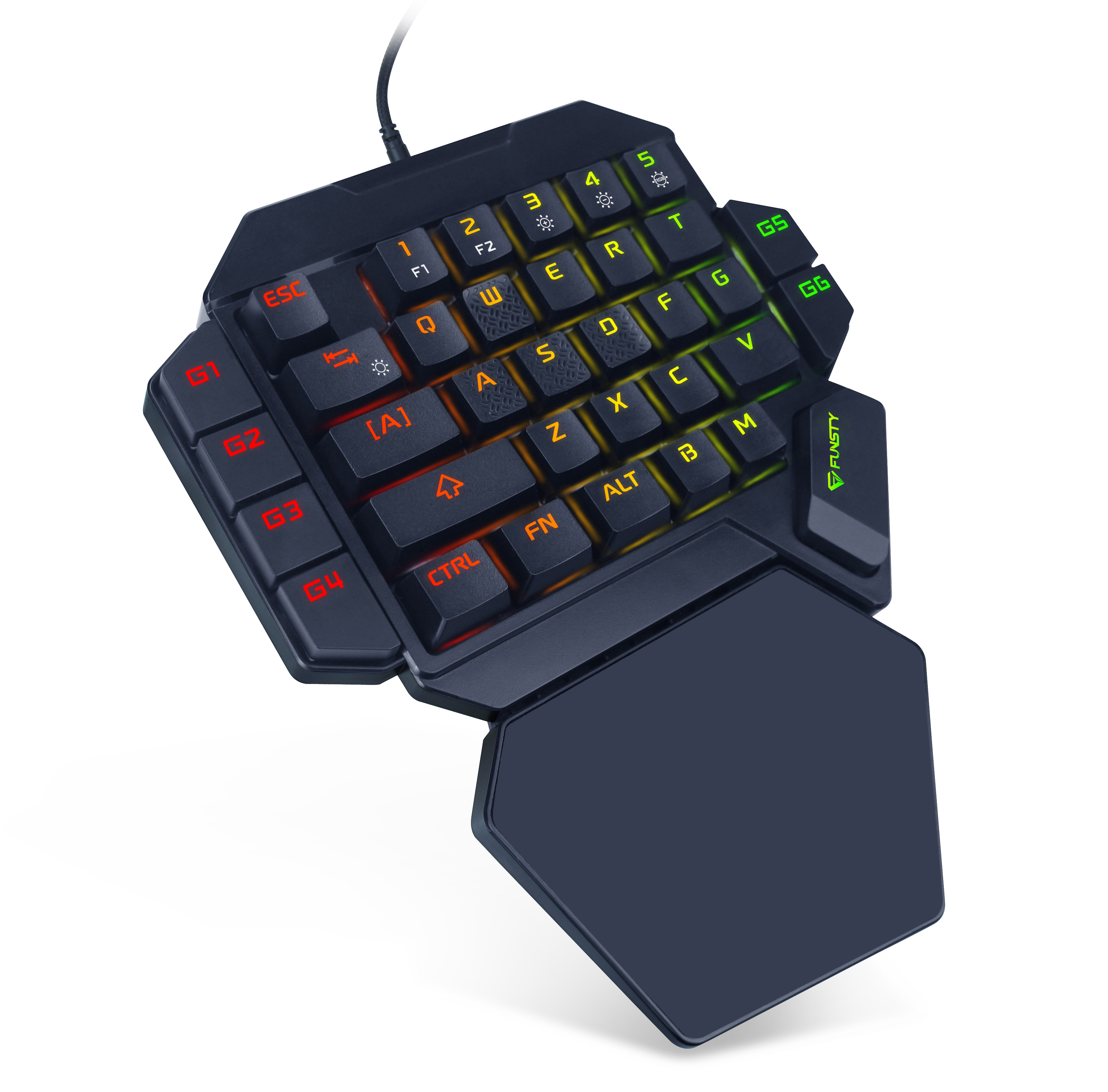 Беспроводная механическая клавиатура с RGB-подсветкой, игровая мини-клавиатура для ПК