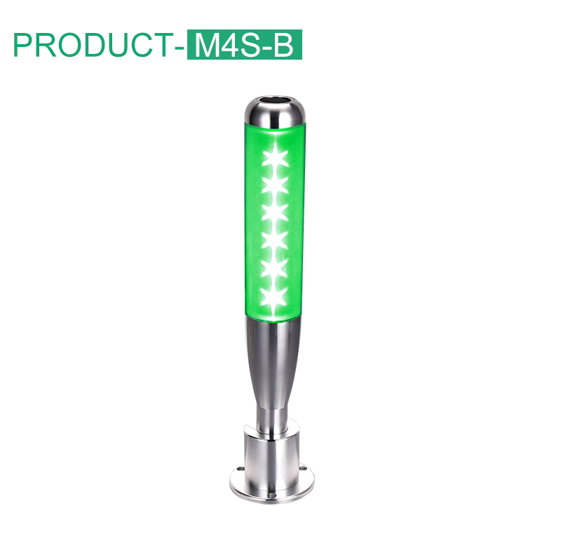 DC24V Aluminum LED tower light RYG in on Layer with milky cover or start effect