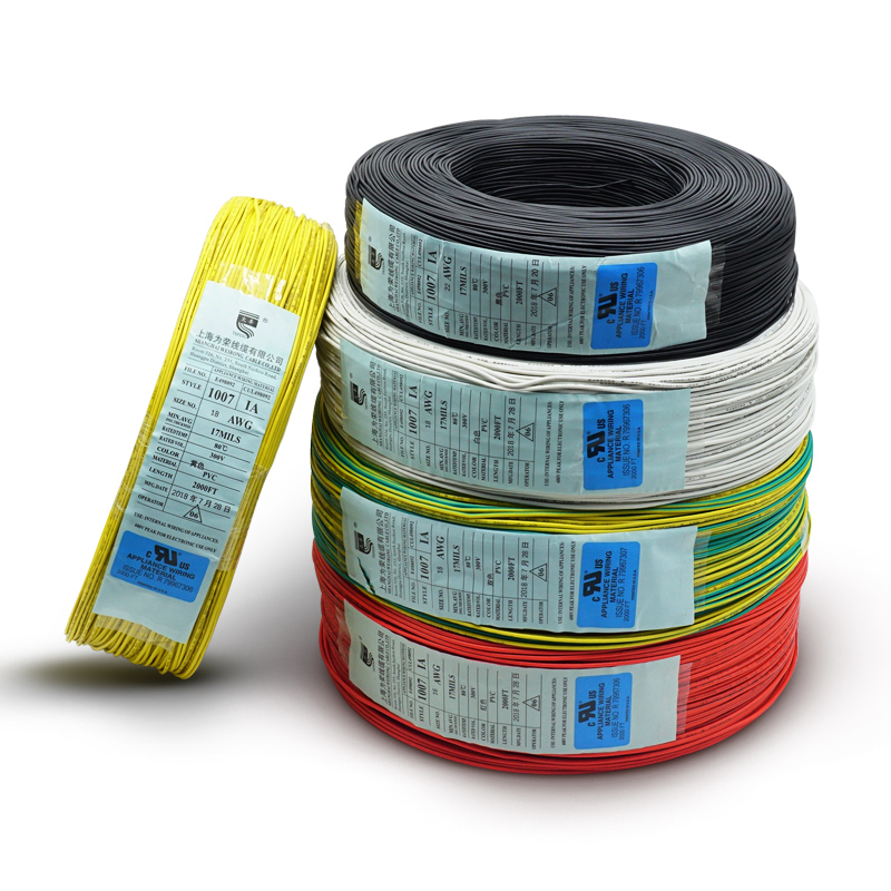22 AWG кабели низкая цена Электрический провод ul1007 луженая медная проволока