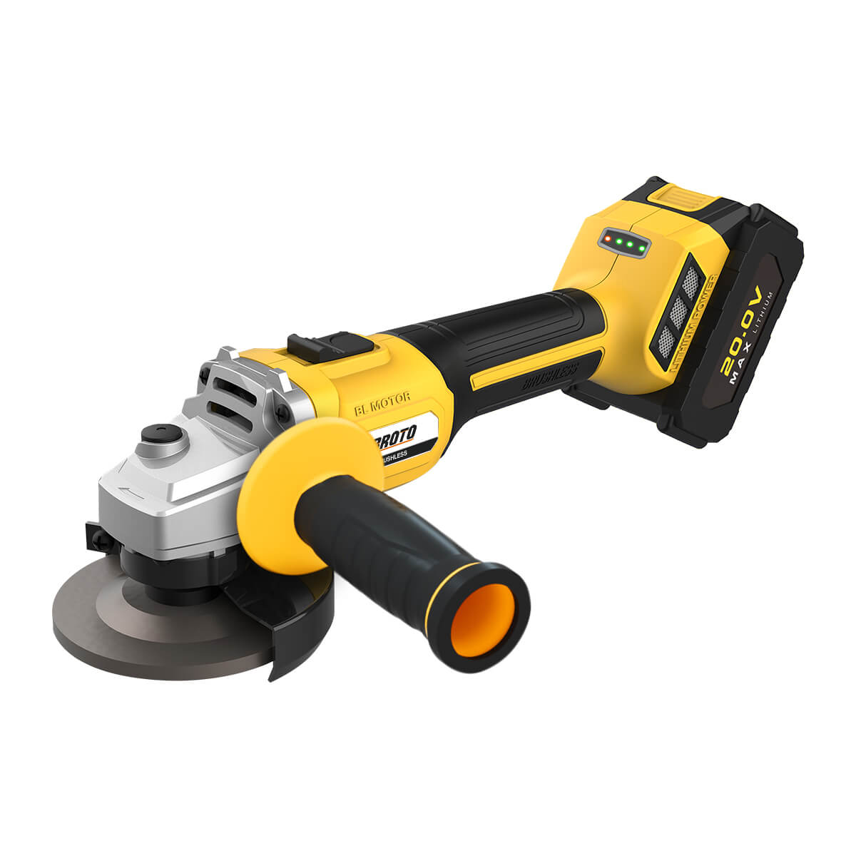 Handle Cordless Small Angle Grinder 100mm Battery Electric Brushless Rechargeable Angle Grinder Grinding Machine