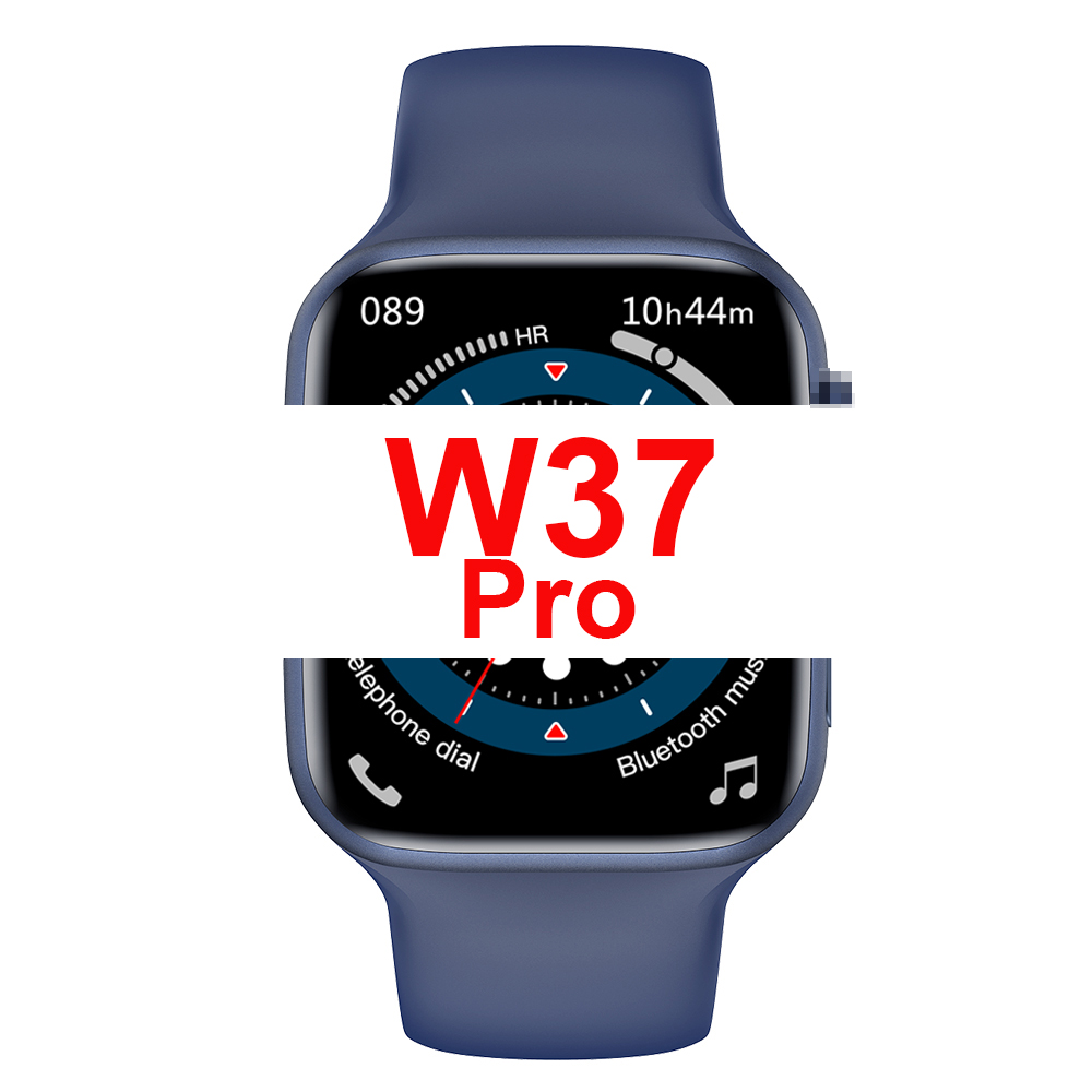Dual Core Dual Button W37 Pro Smart Watch 5.0+3.0 Bluetooth Music Auto 24H Monitor Smartwatch W37 Pro