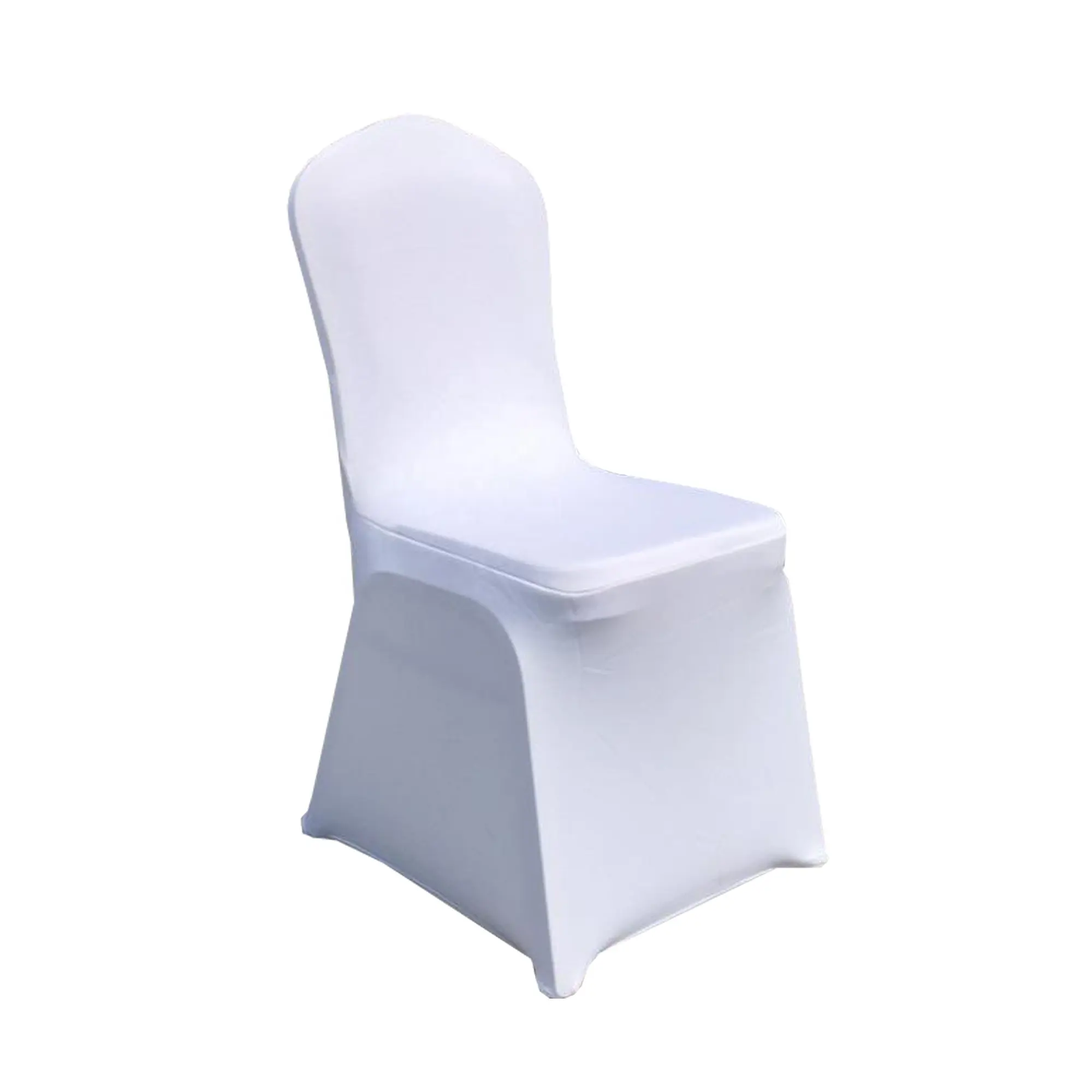 Cheap spandex wedding white chair cover