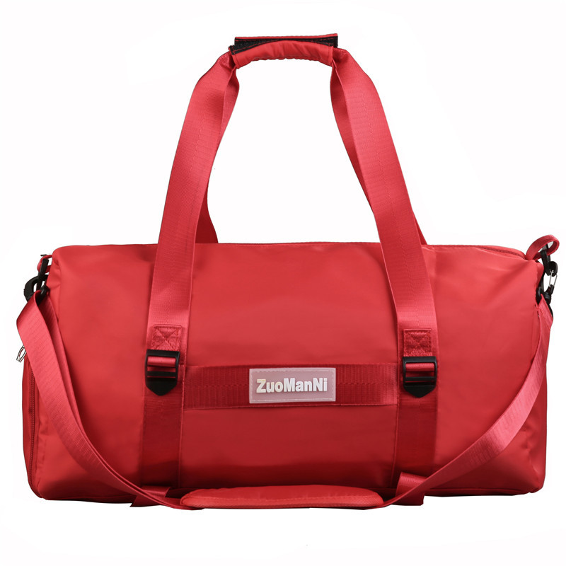 New Sports Wet And Dry Separation Nylon Waterproof Sports Swimming Gym Duffle Bag Pink Gym Bag