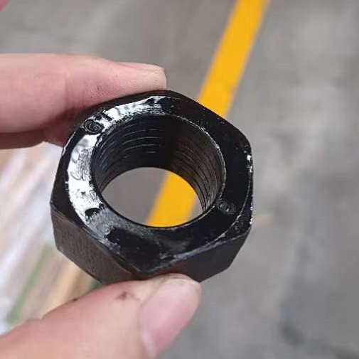 A563 Anco nut carbon steel black OEM oil project 3-1/2 inch Heavy hex nut