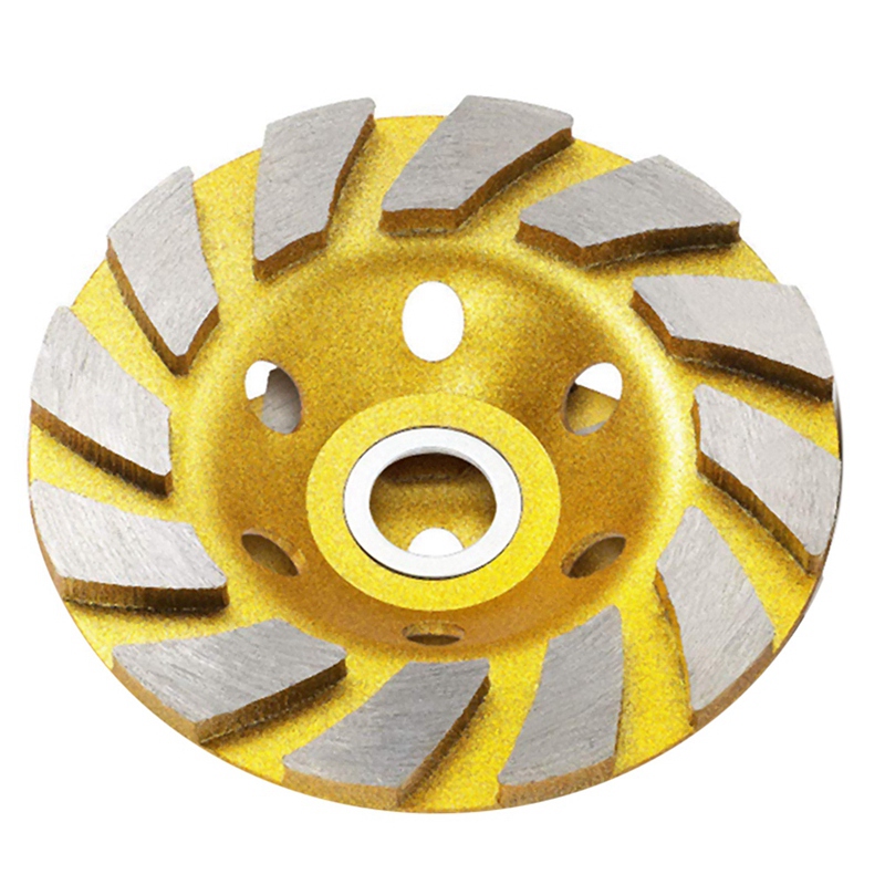 100mm Diamond Segment Golden Grinding Wheel Cup Cutting Disc for Sanding Marble Concrete Masonry Stone