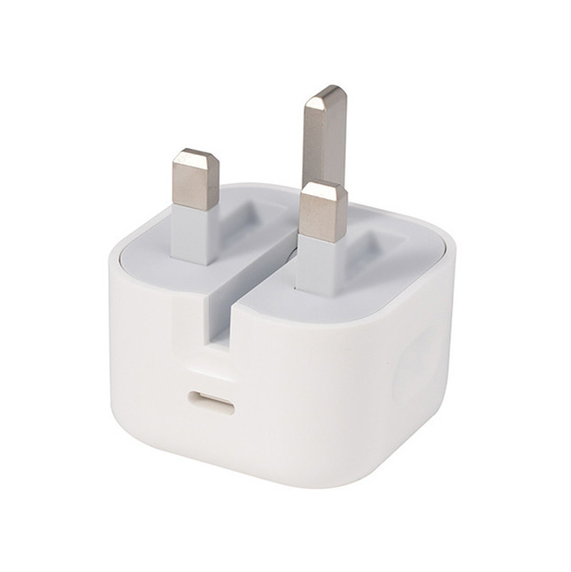 Quick Charge 3 зубец штепсельная вилка британского стандарта Аутентичные 20 Вт USBC адаптер питания для Apple iPhone 12 с упаковочная коробка
