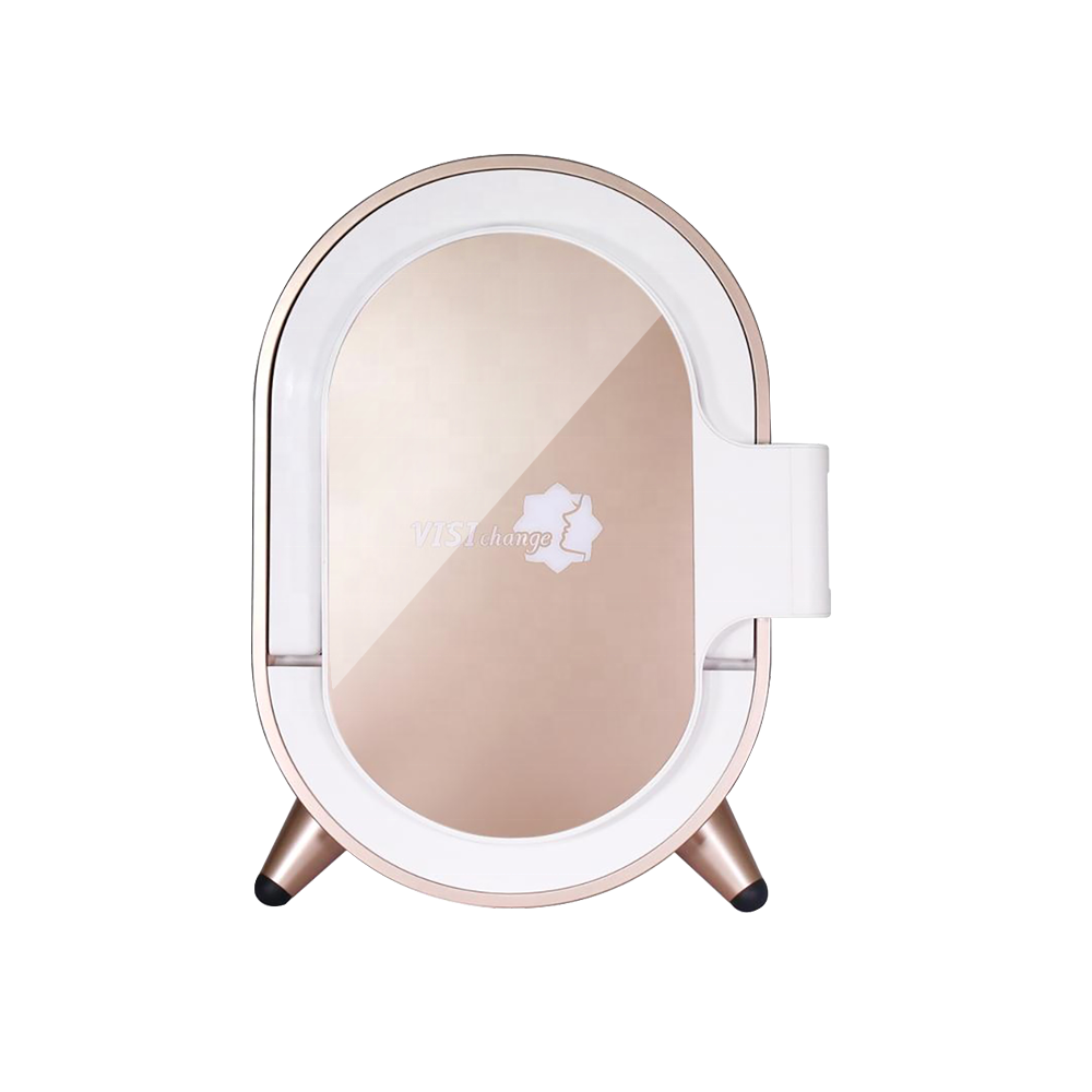 3D Facial Skin Analysis Scanner Escaner Face Detector Detectores Skin Aging Pores Texture RGB UV light skin Analyzer mobile