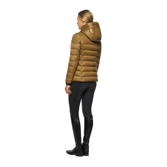 Equestrian Puffer Jacket Warm Short Coat for Lady