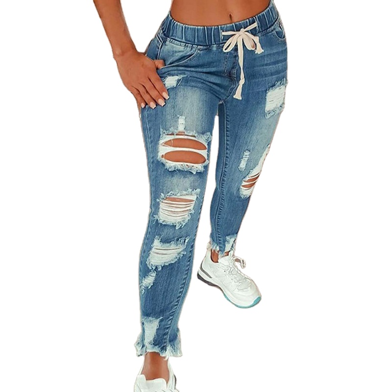 Custom Jeans Women Skinny Straight crazy curvy Denim Jeans Ladies High Waist Super Stretch Fabric Pencil Women Jeans