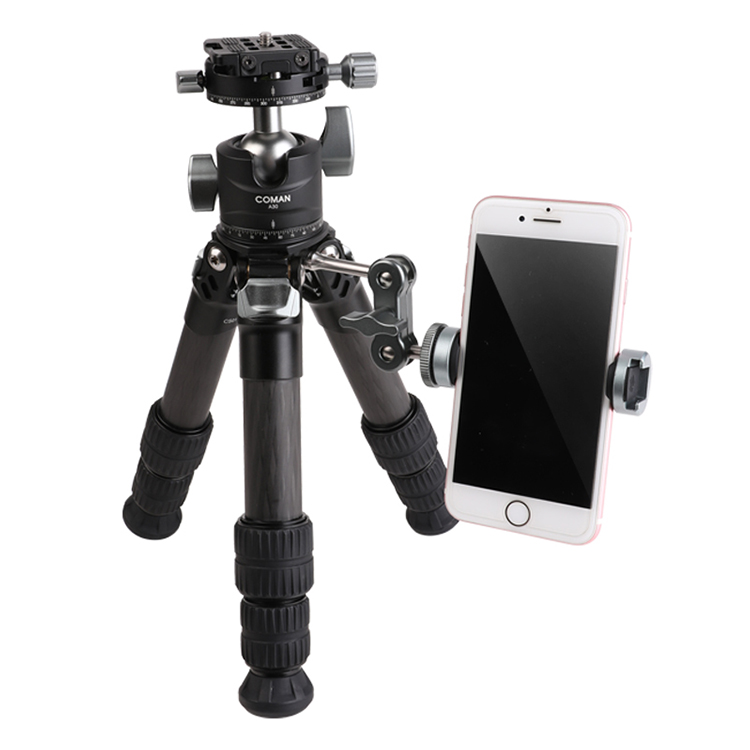 Coman Carbon fiber Профессиональный новый продукт TSC12A30 Портативный штатив для dslr камеры штатив компактный высокое качество