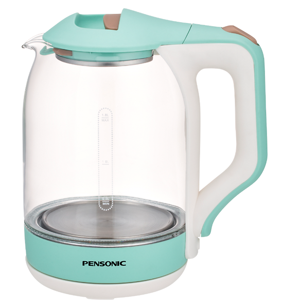 Portable kettle glass electric kettle with stainless steel 304 bottom