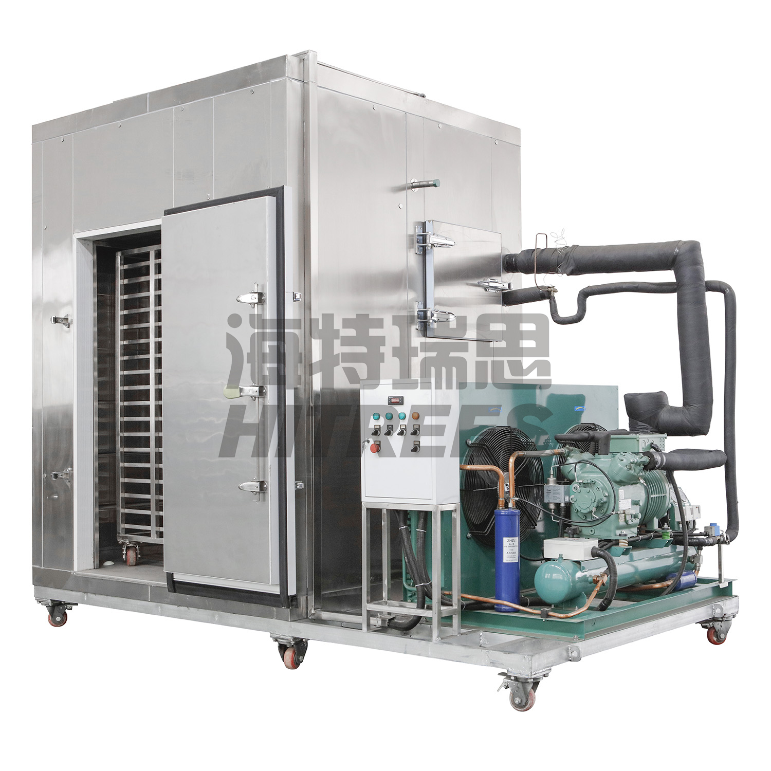 Portable Instant Freezer Blast Freezing Machine for Fruits and Vegetables Processing