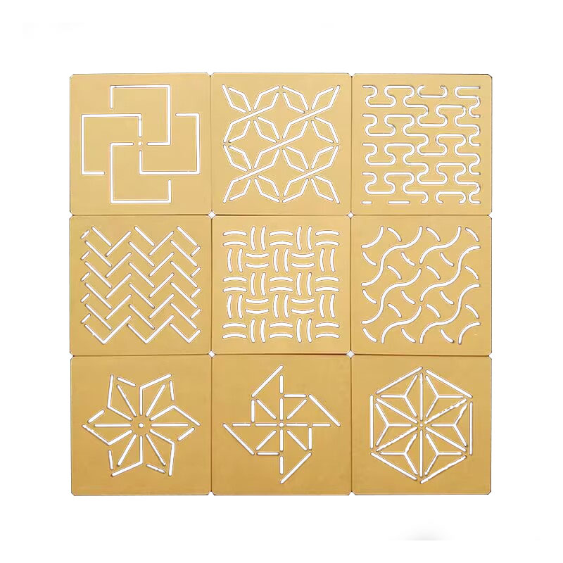 Акриловая маленькая игла Sashiko, шаблон для вышивки, трафарет, форма для стежки одеял